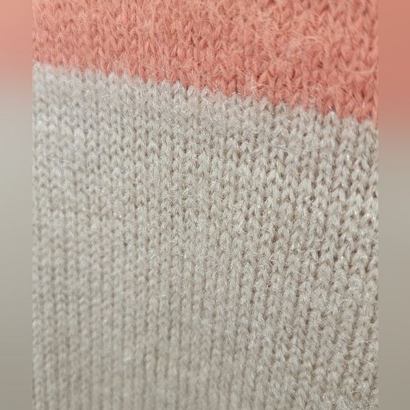 Loft Plus Women's Plus Size Striped Color-block Crewneck Sweater - 14 - Picture 7 of 9